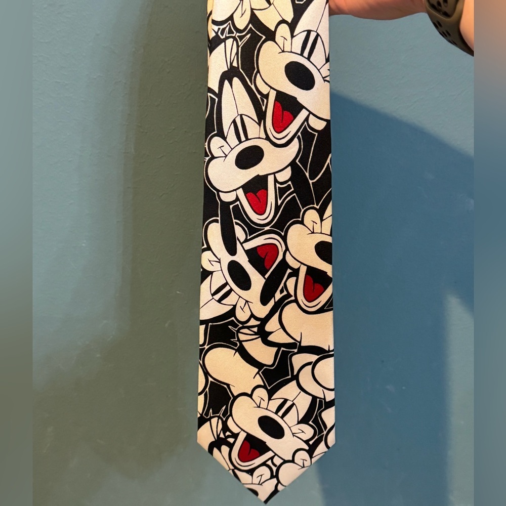 Vintage Disney Goody Graphical Silk Tie